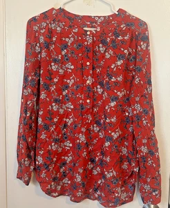 Loft Outlet Womens Size S-Long-Sleeve Button Up Shirt-NWOT - Picture 1 of 3