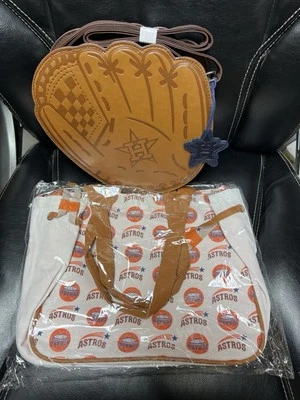 Houston Astros Mother’s Day Baseball Glove Purse and tote bag - Image 1 of 4