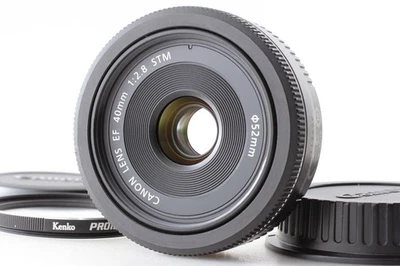 [Top MINT] Canon EF 40mm f/2.8 STM AF Pancake Lens Black for EF Mount From JAPAN - image 1 of 4