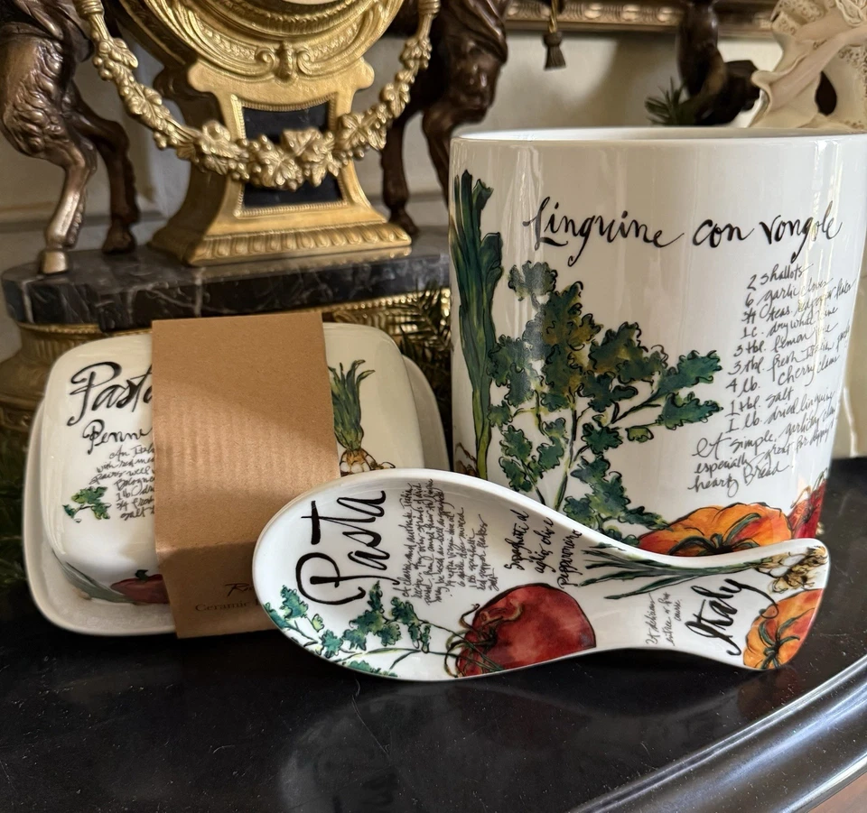 Juego decorador de cocina de tres piezas Rosanna Pasta Italiana  Foto 1 de 4