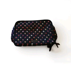 Vera Bradley Havana Dots Kosmetik Make Up Neu Tasche Groß  - Bild 1 von 3