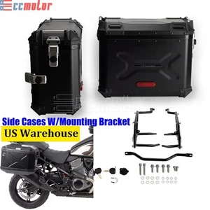 2Pcs Side Cases For Harley Davidson Pan America RA1250 Special RA1250S 2021-2024 - Picture 1 of 12