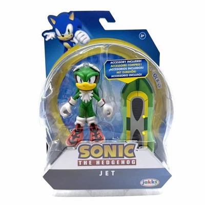 "Figura de acción Jakks Pacific Sonic The Hedgehog Jet the Hawk con tablero tipo J de 4""" Foto 1 de 4