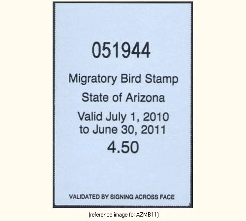 D2K Arizona Migratory Bird Stamp 2010-1 $4.50 - Image 1 of 1