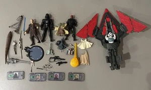 Star Wars Modern 1990s to 2010s Assortment Lot Figures & Parts Kenner READ - Picture 1 of 24