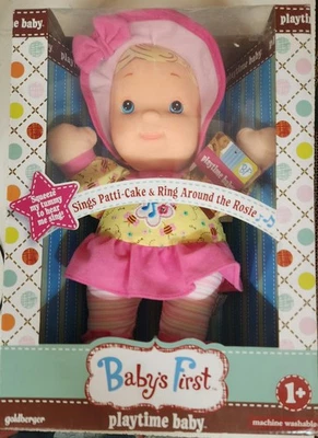 New Baby's First Playime Baby Sings Soft Pink Patti-Cake Around Rosie - Image 1 of 3