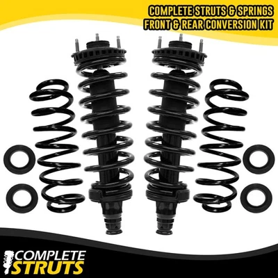 2002-2009 GMC Envoy Front Complete Struts & Rear Air to Spring Conversion Kit — 第 1/4 张图片