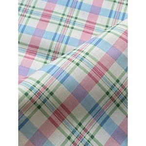 Swatch vintage tessuto Waverly "Claires Check" 34” x 54” largo leggero - Foto 1 di 4