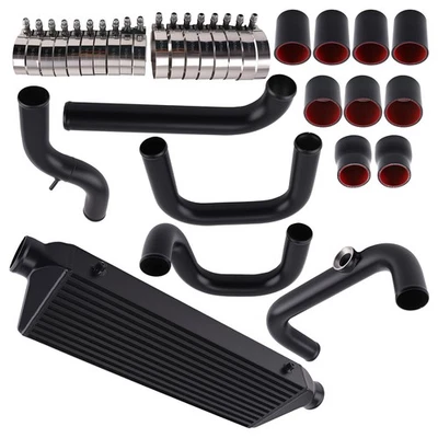 Kit de intercooler y tuberías de entrada/salida de 2,5" para Honda Civic 92-00 / Del Sol 1993-97 Foto 1 de 4