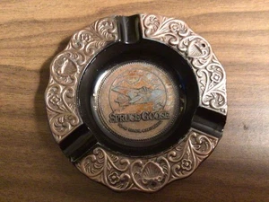 Posacenere vintage in metallo abete oca - Foto 1 di 5