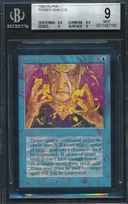 Alpha Power Sink BGS 9 Graded Magic MTG (2158) -magicgraders- - Image 1 of 3