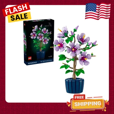 [HOT SALE] LEGO Icons Botanicals Hibiscus Flower Building Set 10372 (758 pcs) - Image 1 of 4