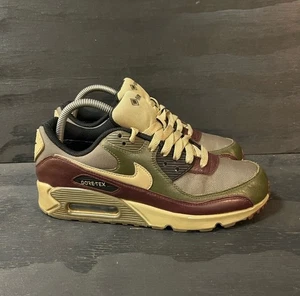 Nike Air Max 90 Herren Größe 7,5 GTX Gore-Tex Med Olive/Cordovan Schuhe - Bild 1 von 8