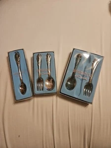 Vintage Oneida Community Silverplate 3,2 & 1 Pcs Sets Original Boxes - Picture 1 of 9