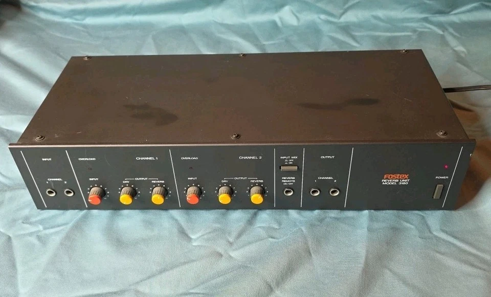 VINTAGE FOSTEX REVERB UNIT Model 3180 WORKS GREAT! - Image 1 of 4