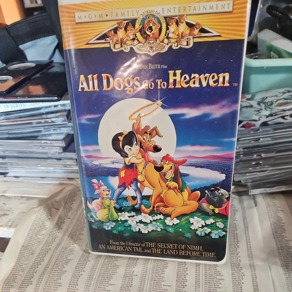 All Dogs Go to Heaven (VHS, 2000, Clam Shell Family Entertainment) Foto 1 de 1