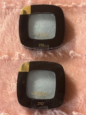 LOT OF 2 ~ LOREAL COLOUR RICHE EYE SHADOW # 210 ARGENTIC New! Sealed! - Image 1 of 4