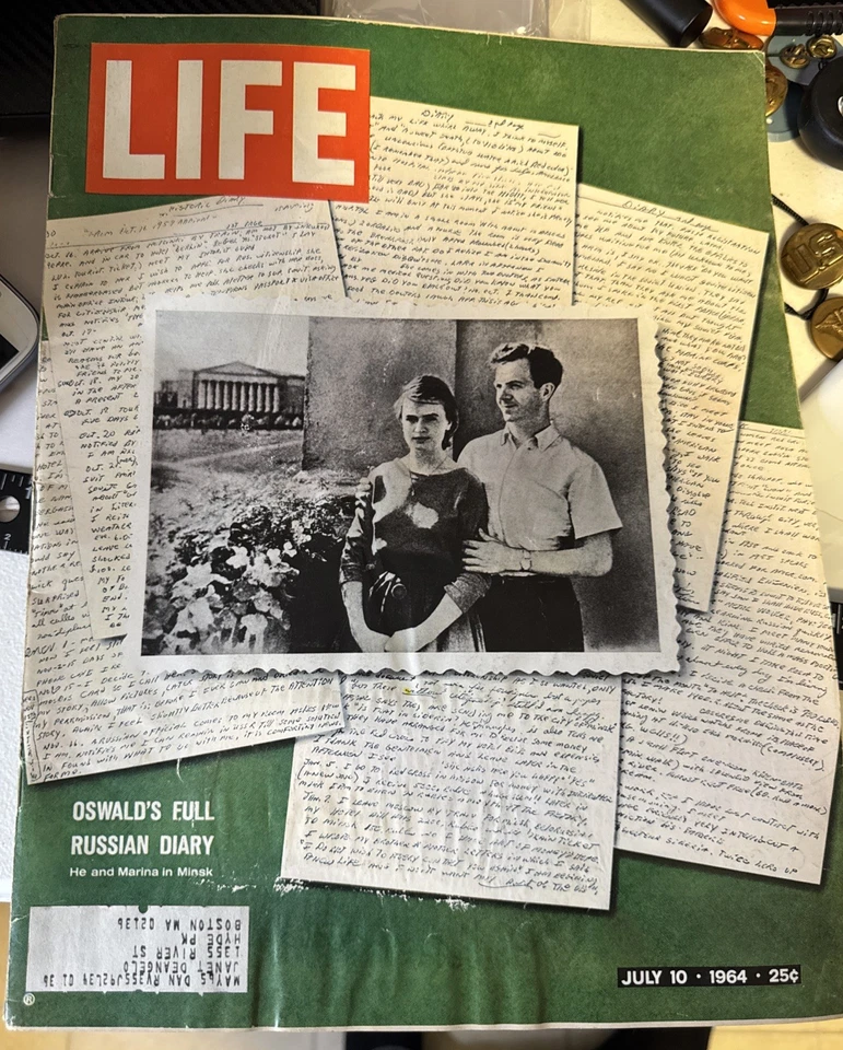 Life Magazine July 10 1964 Lee Harvey Oswald Oswald's Full Russian Diary JFK - Image 1 of 2