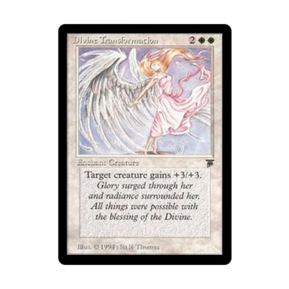 WOTC MtG Legends Divine Transformation (R) VG - Image 1 of 1