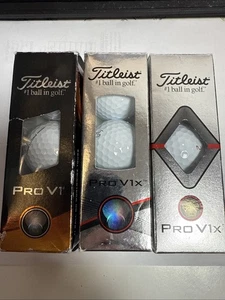 Titleist Pro V1X White Golf Balls x6 And ProV1 x3 - Picture 1 of 3