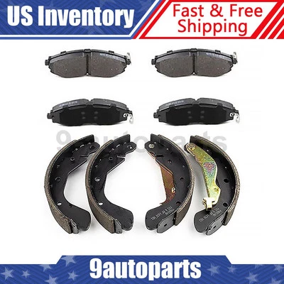 Kit de zapatas de freno delanteras traseras para Chevrolet Aveo 2004 2005-2017 2018 Foto 1 de 4