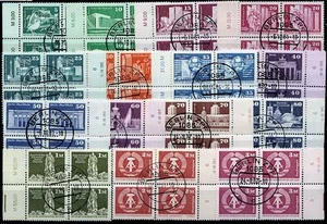 Germania DDR 1981/82 serie in quertina usati (m1889) - Picture 1 of 1
