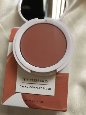 Laura Geller Timeless Skin Cream Compact Blush Shade Forever Peach 3.1g NIB - Image 1 of 4