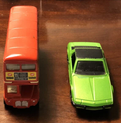 Toy Cars Corgi Diecast Fiat X1/9 & London Transport Route-master (Great Britain) - Image 1 of 4