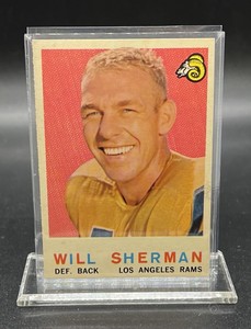 1959 Topps Will Sherman #127 Los Angeles Rams