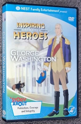 Inspiring Animated Heroes: George Washington DVD Patriotism Courage Integrity - Image 1 of 4