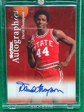 DAVID THOMPSON 2011-12 Fleer SKybox Signed Auto Autographs NC State