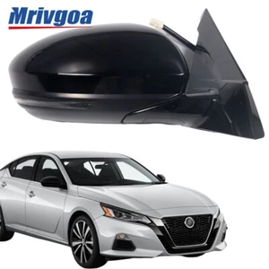 Espejo retrovisor lateral derecho pasajero negro para Nissan Altima 19-24 eléctrico - Imagen 1 de 6