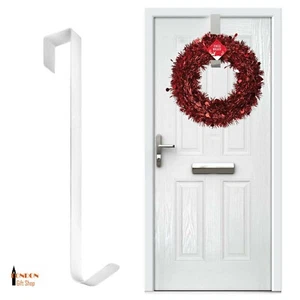 🎅Over Door Hanger Wreath Christmas Hook Xmas Decoration Strong Metal Holder UK - Picture 1 of 4