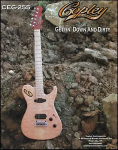 2004 Copley CEG-255 guitarra eléctrica anuncio 8 x 11 anuncio impresión A - Imagen 1 de 3