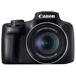 USED PowerShot SX 50 HS 12MP Digital Camera Excellent FREE SHIPPING - Picture 1 of 1