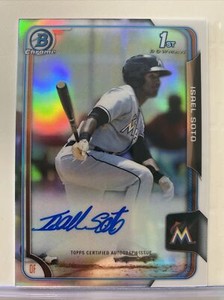 2015 Bowman Chrome Prospects Refractor #BCAP-IS Isael Soto #107/499 AUTO