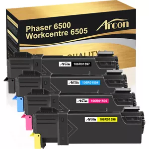 4PK COLOR Toner Compatible With Xerox Phaser 6500 6500DN WorkCentre 6505 6505DN - Picture 1 of 9