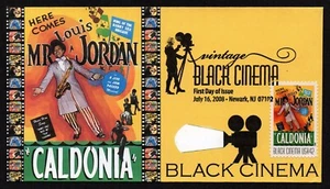 USA, SCOTT # 4339, ILLUSTRATED BGC FDC COVER 2008 BLACK CINEMA, CALDONIA POSTER - Picture 1 of 2