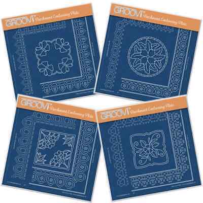 Clarity Stamps Groovi Pergamino Textura - Básico Encaje Duet Colección A5 • 21.59€