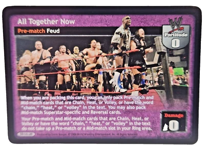 2006 WWE RAW DEAL CCG American Bash #59 All Together Now Pre-Match Card W156 - Image 1 of 2