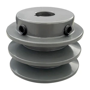 Double Groove Pulley/Sheave 2AK25-5/8,2.5"OD 5/8"Bore for,A,3L 4L(A/ AX)V-Belts - Picture 1 of 6