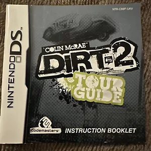 BOOKLET ONLY - Nintendo DS - Colin McRae Dirt-2 - Picture 1 of 1