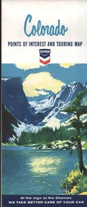 1963 Chevron Road Map: Colorado NOS - Picture 1 of 1