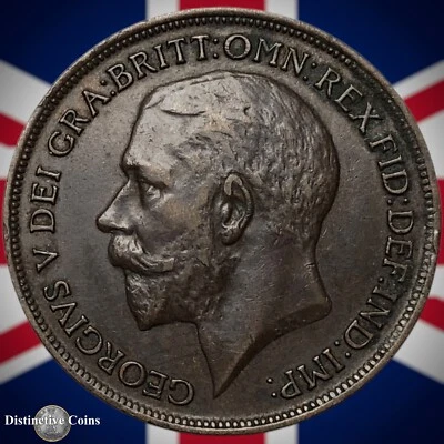 Grã-Bretanha 1917 Penny 1d GB6843 - Imagem 1 de 2