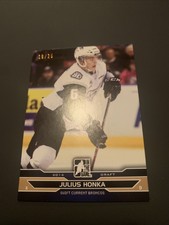 JULIUS HONKA 2014 ITG IN THE GAME DRAFT PROSPECTS BRONZE HOCKEY CARD /25 STARS