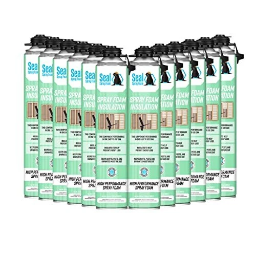 SEAL SPRAY FOAM Seal Spray High Performance Closed Cell Insulating Foam Cans 300 Board FT-12Cans