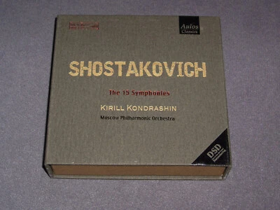 RAR  10-CD-Set  SHOSTAKOVICH - The Symphonies - Kirill Kondrashin - AULOS - DSD - Bild 1 von 4