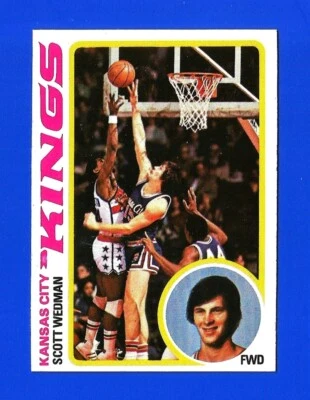 1978-79 Topps BASKETBALL #79 SCOTT WEDMAN NRMINT+ KANSAS CITY KINGS (SB1) - Image 1 of 2