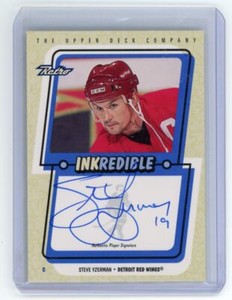 Steve Yzerman 1999-00 Upper Deck Retro Inkredible (Labr) #SY Detroit Red Wings