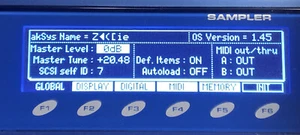 Akai Z4 Brandneu LED Display LCD Orange Schwarz Blau Weiß - Picture 1 of 11